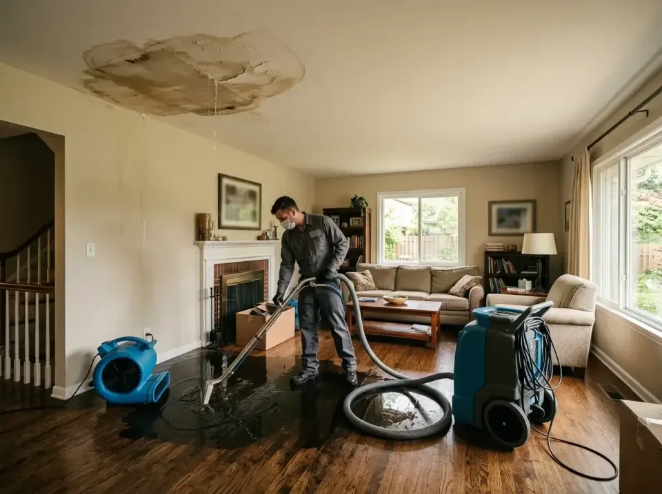 attic-pipe-burst-ceiling-drip-008 — frequently asked questions, Water Damage Restoration & Carpet Care in Albion, IN